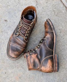 Handmade Men’s Tan Brown Color Lace Up Boots, Distress Leather High Ankle Cap Toe Boots sold by Leather Art 2020. Shop more products from Leather Art 2020 on Storenvy, the home of independent small businesses all over the world. Men's Dress Boots, Wing Boots, Cap Toe Boots, Mens Dress Boots, Men’s Boots, Mens Boots Fashion, Mens Leather Boots, Dress Boots, Red Wing