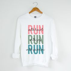 Track and Field Sweatshirt for Runner Sweater for Running Coach Gift for Running Partner Shirt for Runner Marathon Hoodie for Running Tshirt by coffeerunninganddogs on Etsy Pre-shrunk White Casual Hoodie, Athleisure White Sweater With Letter Print, Pre-shrunk White Hoodie Sweatshirt, White Pre-shrunk Hoodie Sweatshirt, White Letter Print Sweater In Athleisure Style, Running Coach Gifts, Comfortable White Sweatshirt With Letter Print, White Fleece Top With Graphic Print, Sporty White Sweater With Text Print