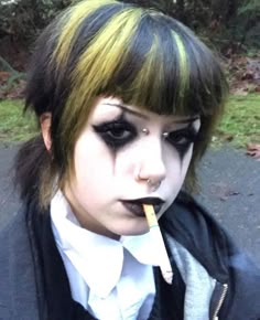 Maquillage Goth, Goth Make Up, Vampire Bride, Punk Makeup, Smink Inspiration, Alternative Makeup, Emo Makeup