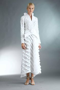 "This Haute Couture dress for women is high quality handmade linen clothing. This long white dress to order in your exact choice of colors : https://www.etsy.com/listing/496548004/available-colors-and-type-of-linen-for?ref=shop_home_active_1 It is gentle, accurate and high quality work. Made to order special for You and Your dimensions. This long white dress for women made from my own unique textured fabric.I produce my hand-sewn fabrics. I begin with rolls of plain material and sew hundreds of White Semi Formal Dress, All White Dress, White Dress For Women, Cocktail Dress Long, White Dress With Sleeves, Formal Dress Wedding, Wedding Dressses, Long Cocktail Dress, White Linen Dresses