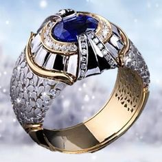 Luxury Natural Royal Blue Ring Men Jewelry Engagement Anniversary Style: Classic Shape\pattern: Oval Setting Type: Tension Setting Rings Type: Bridal Sets Metals Type: Silver Material: Metal Item Type: Rings Gender: Men Brand Name: Genuine-Gemstone Royal Blue Ring, Blue Crystals Stones, Sapphire Gem, Blue Engagement Ring, Blue Ring, Mens Anniversary Gifts, Ring Oval, Engagement Rings For Men, Engagement Anniversary