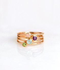 Mothers ring birthstone Mother's Day Gift mother ring 3 | Etsy Stackable May Birthstone Rings With Round Band, Delicate Gold Stackable Birthstone Ring, Adjustable Fine Jewelry Stackable Rings, Dainty Birthstone Midi Rings For Gifts, Delicate Everyday Stackable Birthstone Ring, Adjustable Stackable Birthstone Ring In 14k Gold, Everyday Stackable Jewelry With May Birthstone, Adjustable Stackable 14k Gold Birthstone Ring, Adjustable Dainty Stackable Rings With Bezel Setting