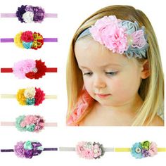 Store category Sign Up Now ! You may also like Kids Girl Baby Headband Toddler Lace Bow Flower Hair Band Accessories Headwear Product Description 100% brand new and high quality Color: 8 different colors as pictures shown Feature: Super cute and lovely baby girls' headband. Good elasticity, soft material and beautiful colors. A perfect hair decoration for kids. Easy to fit for baby head and comfortable. Perfect for baby shower, birthday party and family photo! Size: Flower Length: about 12cm/4.7 Wedding Hairstyles For Kids, Hair With Bow, Headband Pearl, Baby Hair Bands, Flower Hair Band, Rose Headband, Photography Hair, Flower Band, Hair Band Accessories