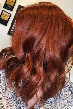 Luxurious Dark Red Hair: Choose The Right Tone For Your Complexion ★ Ruby Copper Hair Color, Single Process Hair Color Red, Red All Over Color Hair, Red Hair Color Over Brown, Red Hair Color Combinations, Titan Hair Color, Scarlett Red Hair, Red Hair Tones Color Charts, Rich Copper Red Hair With Highlights