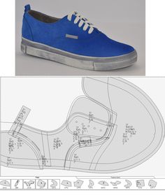 Digital patterns for making the female oxford shoes. Sizes are 36 - 41, medium width, heel height 1-2 cm. The archives consists of the upper part patterns, lining patterns and interlining pattern, everything is presented in two formats: universal graphic format DXF , and PDF (ready to print on A4 paper). The shoe last shape for the model is standard classical or athletic shoe last or comfort shoe last. The parameters of the basic shoe last size 37 : the bottom length is 242-247, standard width. Female Oxford Shoes, Shoe Template, Shoes Pattern, Basic Shoes, Sneakers Patterns, Comfort Shoe, Digital Patterns, Shoe Last, Shoe Pattern