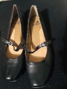 I Comfort womens Mary Jane black dress shoes Sz 9.5   | eBay Fitted Heels With Buckle Closure And Round Toe, Casual Fitted Heels With Round Toe, Casual Round Toe Fitted Heels, Black Fitted Heels With Cushioned Footbed, Fitted Black Heels With Cushioned Footbed, Fitted Heels With Removable Insole And Round Toe, Black Pointed Toe Heels With Cushioned Footbed, Elegant Black Heels With Cushioned Footbed, Black Cushioned Heels