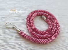 This is a pink necklace from seed beads, cotton thread in pink color is very flexible and comfortable to wear. This crochet beaded necklace could be lovely accessorize for your look every day, or special evening. This pink statement necklace perfect fits for any modern outfits. It's also a great gift idea for a birthday. Especially if you're a man and want to give something special to your woman. It will be also a great matron of honor gift. This style of the necklace will be feet for any lady a Pink Beaded Necklaces With Lobster Clasp, Pink Single Strand Beads For Jewelry Making, Bridesmaid Gift Ideas, Crochet Beaded Necklace, Pink Statement Necklace, Necklace Crochet, Matron Of Honor, Matron Of Honour, Snake Necklace