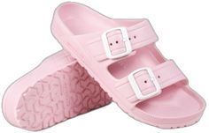 Casual Adjustable Fit Sport Sandals For Beach, Casual Sport Sandals With Adjustable Fit For Beach, Casual Beach Sport Sandals With Adjustable Fit, Pink Sandals With Adjustable Fit For Summer, Adjustable Fit Casual Beach Sport Sandals, Pink Adjustable Fit Sandals For Summer, Pink Summer Slides For Vacation, Pink Casual Sport Sandals With Adjustable Strap, Casual Adjustable Pink Slides