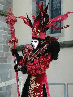 Ccarnaval Remiremont/France Evil Jester, Jester Mask, Jester Costume, Venetian Carnival Masks