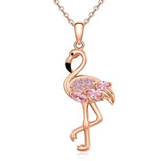 PRICES MAY VARY. 🦩SYMBOL OF FLAMINGO🦩 Flamingos represents beauty, balance, loyal and free love. Due to their elaborate courtship rituals, romantic appearance, and parental dedication, flamingos are often taken as symbols of romance. 🦩GREAT DESIGN🦩 Brilliant pink hue, long slender legs, thick downward curving bill, long neck, this flamingo necklace inspired by the beautiful bird, which named for its “flaming” colorful plumage. It will be a romantic and sweet gift for someone to show your lov Flamingo Necklace, Snowflake Christmas Tree, Pink Animals, Beautiful Bird, Bee Necklace, Bird Pendant, Snowflake Christmas, Long Neck, Sweet Gifts