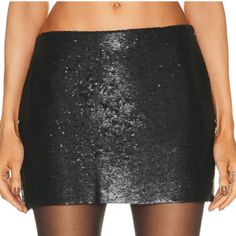 Size Small Black Mini Skirt With Sequins. Never Been Worn With Tags On. Has Shorts Underneath. Glamorous Black Mini Skirt For Formal Occasions, Glamorous Black Formal Mini Skirt, Stretch Mini Skirt For Evening Parties, Stretch Evening Mini Skirt For Party Season, Stretch Mini Skirt For Evening Party Season, Stretch Mini Skirt For Evening And Party Season, Elegant Black Mini Skirt For Party, Elegant Club Skirt For Party Season, Elegant Skirt For Club And Party Season