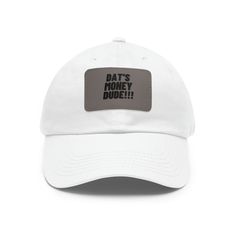 These personalized Dad hats come with an unstructured, six-panel, low-profile and a pre-curved visor for that signature look. Each hat features 100% bio-washed chino twill, a self-fabric, tri-glide buckle closure with antique brass - a detail that any dad would appreciate.  .: Materials: 100% bio-washed chino twill (hat), 100% faux leather (patch) .: Unstructured, six-panel, low-profile .: Pre-curved bill .: Blank sourced from Bangladesh .: Sewn-in label .: NB! Hand-wash only Signature Look, Dad Hat, Leather Patches, Sew-in Labels, Trucker Cap, Dad Hats, Low Profile, Antique Brass, Caps Hats