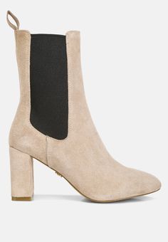 Discover the epitome of chic with these high ankle suede Chelsea boots! Their comfortable cushioned insoles make them an effortless pair to wear and style. Their versatility allows maximum wearability and makes them a staple in every shoe wardrobe. Type: Boots Upper Material: Suede Light Cushion Insole Outer Sole: TPR Block Heels Closed Almond Toe Elasticated Gussets Pull Tabs High Ankle Boots RCSH4340 Ankle Chelsea Boots, Botas Chelsea, Shoe Wardrobe, High Ankle Boots, Suede Chelsea Boots, United State, Trending Fashion, Women Men Shoes, Leather Pieces