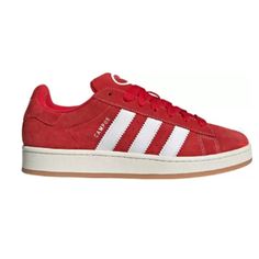 Adidas Men's Campus 00s Shoes Color: Red/White Size: 11 Shoe Width: Medium/D Premium Leather Upper Iconic Silhouette With Modern Materials, Colors And Proportions Rubber Outsole Gives You Traction On A Variety Of Surfaces Casual Red Custom Adidas Sneakers, Adidas Red Casual Custom Sneakers, Adidas High-top Sneakers In University Red, Red Adidas Casual Custom Sneakers, Adidas University Red Sneakers With Round Toe, Adidas University Red Round Toe Sneakers, Red Adidas Low-top Skate Shoes, Red Low-top Adidas Skate Shoes, Adidas Red Lace-up Skate Shoes