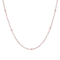 A classic everyday necklace, to be stacked or worn alone. 14K Solid Gold and Diamonds Length: 16-18" Kimberley Certified Diamonds (Conflict Free) Follow us on Instagram and Facebook Rose Gold Necklace With Delicate Chain For Everyday Luxury, Rose Gold Cable Chain Necklace For Everyday Luxury, Rose Gold Delicate Chain Necklace For Everyday Luxury, Classic Rose Gold Diamond Necklace, Rose Gold Diamond Cut Necklace For Everyday, Delicate Rose Gold Necklace With Cable Chain, Everyday Rose Gold Diamond Cut Necklace, Delicate Single Strand Rose Gold Necklace, Delicate Rose Gold Necklace For Everyday Luxury