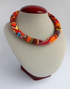 African jewelryEthnic becklaceafrican necklacenecklace for womenboho jewelrygift for womenafrican beadswomen's beadstribal necklaceboho necklacegift for girlfriend This is a wonderful women's handmade necklace . Performed in ethnic motives. This is a bright accessory that will leave you in the spotlight. I'm sure you will get a lot of compliments. It is also a great gift for her. The  necklace is made Japanese beads . The length of the bracelet you can choose.  You can order the appropriate neck Adjustable Handmade Beaded Necklaces, Bohemian Round Beaded Jewelry, Round Beaded Necklaces For Festivals, Bohemian Jewelry With Large Beads For Gifts, Large Beaded Jewelry For Festivals, Bohemian Jewelry With Large Beads As A Gift, Unique Jewelry With Spacer Beads, Gift Jewelry With Large Beads, Bohemian Colorful Round Beads