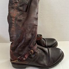 Brand New And Never Worn Freebird Lyons Boots. Distressed Look And Hardware Is From Manufacturer. Size 9 Shoes For Me, Oc Creator, Hippie Boots, Boots Flat, Shoe Nails, Winter Inspo, Freebird By Steven, Shoe Inspo, Autumn Style