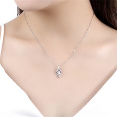 ★This customized birthstone necklace is perfect for any lady in your life, be it your girlfriend or your mother. It showcases a minimalist design, emphasizing the beauty of simplicity. The pendant takes the form of a delicate waterdrop, representing grace and elegance. Crafted from high-quality S925 sterling silver, it not only ensures durability but also exudes a timeless charm. ★What truly sets this necklace apart is the personalized touch of a birthstone. Carefully chosen based on the recipient's birth month, the birthstone adds a unique and meaningful element to the piece. It symbolizes the wearer's individuality, making it a truly special gift. ★Whether you decide to give it to your girlfriend as a gesture of love or your mother as an expression of gratitude, this customized birthston Silver Birthstone Necklace For Anniversary With Clavicle Chain, Sterling Silver Pendant Birthstone Necklace For Anniversary, Minimalist Sterling Silver Birthstone Necklace For Mom, Silver Birthstone Clavicle Necklace For Gifts, Sterling Silver Birthstone Necklace With Clavicle Chain For Anniversary, Sterling Silver Clavicle Chain Birthstone Necklace For Anniversary, Dainty Silver Birthstone Necklace For Mom, Minimalist Sterling Silver Birthstone Necklace For Mother's Day, Delicate Silver Necklace For Anniversary Gift