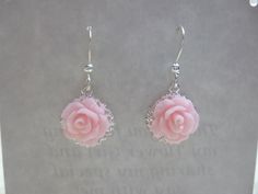 Rose Filigree Earrings, Rose Earrings, Wire Earrings, Flower Girl Earrings, Bridesmaid Earrings, Wedding Earrings, Birthday Gift by BuyMeBling on Etsy https://www.etsy.com/listing/206707432/rose-filigree-earrings-rose-earrings Elegant Pink Flower Earrings In Sterling Silver, Elegant Pink Sterling Silver Flower Earrings, Delicate Pink Pierced Earrings, Handmade Rose Flower Earrings For Wedding, Rose Colored Dangle Flower Earrings For Wedding, Rose Dangle Flower Earrings For Wedding, Handmade Rose Earrings For Wedding, Delicate Pink Earrings, Nickel Free Rose Gold Flower Earrings For Wedding