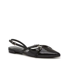 Madden Girl-Delilah Flat Finish off your favorite 'fits by pairing them with the Delilah flats from Madden Girl. This slingback features a strappy style, a glossy patent hue, and a sleek almond toe. Flats For Women, Fashion To Figure, Kids Sandals, Madden Girl, Black Flats, Almond, Sleek, Collage, For Women