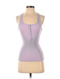 Aerie Sleeveless Henley Size: 2X-Small Tops - used. 60% COTTON, 40% POLYESTER | Aerie Sleeveless Henley Shirt: Purple Tops - Size 2X-Small Casual Purple Racerback Tank Top, Casual Purple Sleeveless Tank Top, Casual Purple Camisole Top, Purple Sleeveless Cotton Vest, Purple Cotton Sleeveless Vest, Casual Purple Tank Vest, Purple Cotton Sleeveless Camisole, Purple Sleeveless Cotton Camisole, Fitted Casual Purple Vest