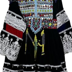 Pakistani Beautiful Dress Black Color Large Size Black Long Sleeve Dress For Festival, Fitted Black Festival Dress, Traditional Black Dress For Festival, Traditional Black Festival Dress, Dresses Pakistani, Pakistani Dress, Velvet Color, Pakistani Dresses, Beautiful Dress