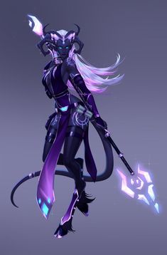 Saragosa Redesign by Zach Fischer - ImaginaryAzeroth Fantasy Demon, Ange Demon, Fantasy Races, Wow Art, Arte Fantasy, 영감을 주는 캐릭터