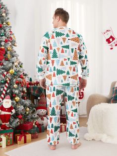 Gingerbread House Pattern, Gingerbread House Patterns, House Pattern, Matching Family Christmas Pajamas, Matching Christmas Pajamas, Prints Fabric, Comfortable Pajamas, Pajamas Sets, Sleeves Style