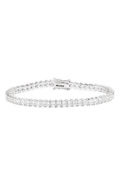 You'll love the shimmer of this classic tennis bracelet lined with square-cut cubic zirconia. Style Name:Shymi Tennis Bracelet. Style Number: 6278243. Classic Sparkling Diamond Bracelet, Classic Diamond Tennis Bracelet With Sparkle, Classic Diamond Tennis Bracelet Sparkling, Classic Sparkling Diamond Tennis Bracelet, Classic Sparkling Tennis Bracelet For Anniversary, Sparkling Diamond White Cubic Zirconia Tennis Bracelet, Adjustable Diamond Cut Cubic Zirconia Tennis Bracelet, Classic Crystal Tennis Bracelet With Brilliant Cut, Sparkling Cubic Zirconia Tennis Bracelet For Anniversary