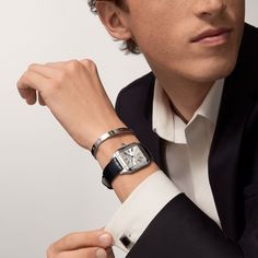 Cartier Dumont, Cartier Santos Men, Cartier Mens Watch, Santos Cartier, Cartier Santos Dumont, Cartier Watches Mens, Wear Watch, Hand Wound, Cartier Men