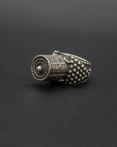 This vintage silver Yemini ring is meticulously hand-textured and oxidized to perfection. Every detail has been expertly crafted to achieve a bold and daring look. Embrace the artistry of this ring. This item will ship directly from Bali via DHL delivery. Please allow up to 15 business days to arrive. Yemen Jewelry, Mala Bracelet, Mala Necklace, Yemen, Healing Stones, Ring Necklace, Vintage Silver, Womens Bracelets, Bracelets For Men