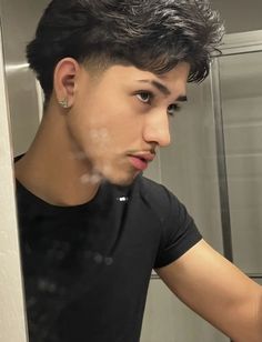 Boy Curly Hairstyles, Short Fade Haircut, Date Night Hair, Faded Hair, New Hairstyle, Haircuts Straight Hair