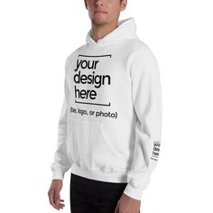 Design Your Own Hoodie - Put Anything (Photo Custom Text Logo or Your Own Design) On The Unisex Hoodie! by ZeekCreativeShop Hoodie Photo, Funny Dog Faces, Hoodie Personalized, Funny Gifts For Him, Custom Hoodie, Photo Pillows, Dog Socks, Custom Wedding Gifts, Dog Mama