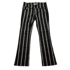 Urban Outfitters Y2k Belted Trouser Pant Color: Black With White, Red, Yellow, And Green Stripes Tailored Trousers In A Low Rise Silhouette. Cut With A Fitted Leg That Flares Below The Knee. Topped With A Wide Belt At The Waistband. Seamed Detailing Down The Back Of The Legs. Triple Button Closure. Zip Fly. No Rear Pockets. 66% Polyester, 32% Viscose, 2% Spandex. Machine Wash Cold. Tumble Dry Low. Condition: New With Tag. Never Worn. Smoke Free. Size: 10 Measurements (Flat Across): Waist 16” Hip Urban Outfitters Y2k, Y2k Belt, Urban Outfitters Pants, Blue Raspberry, Jumpsuit Trousers, Wide Belt, Yellow And Green, Tailored Trousers, Silhouette Cut