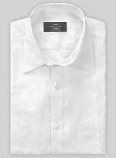 Add a touch of luxury to your wardrobe with our linen shirt. 
 
 Crafted from pure linen, our white shirt will make both a fashionable and functional addition to your summer wardrobe. 
 Crisp All Natural Fabric Linen, Natural Fabrics are always better than Man-Made Polyester fabrics, they are more comfortable and adapt to the body shape very well. 
 
 Made To Your Measurements White Lenin Shirts For Men, White Relaxed Fit Linen Shirt, White Linen Button-up Shirt, Men’s White Linen Shirt, Black Brogues, White Cotton T-shirt For Fishing, Italian Shirts, White Linen Shirt, Linen Jackets