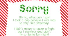 a funny christmas poem for someone to say sorry