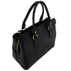 This genuine leather women's carryall top-handle satchel handbag is hand-made in an old-fashioned artisan leather workshop in Florence, Italy by a family which has been crafting beautiful bags, wallets, and accessories from top-quality genuine leather for generations. Made from the highest quality soft and supple full-grain Italian leather with attention to every detail, this elegant satchel is versatile, secure, and so roomy it easily fits all your necessities for a day on the go yet doesn't lo Classic Satchel With Handles For Everyday Use, Classic Handheld Briefcase With Top Carry Handle, Classic Handheld Satchel With Handles, Office Satchel With Leather Handles, Handheld, Handheld Satchel With Leather Handles For Office, Handheld Leather Handles Satchel For Office, Classic Handheld Satchel, Office Handheld Satchel With Leather Handles, Classic Box Bag With Leather Handles