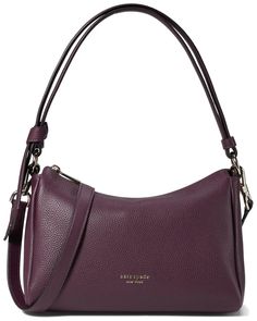 Kate Spade New York Knott Pebbled Leather Medium Shoulder Bag | Zappos.com Chic Pebbled Leather Shoulder Bag For Fall, Pebbled Leather Bags With Zipper Closure For Work, Modern Shoulder Bag With Zipper Closure For Fall, Modern Shoulder Bag With Zipper For Fall, Fall Pebbled Leather Shoulder Bag, Versatile Pebbled Leather Shoulder Bag, Fall Shoulder Bag In Soft Pebbled Leather, Fall Travel Shoulder Bag In Pebbled Leather, Fall Travel Pebbled Leather Shoulder Bag