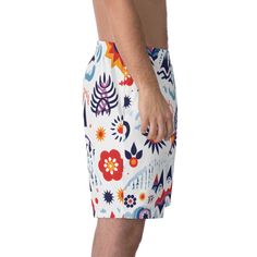 Show off your Colorado pride with our Men's Colorado Love Swim Beach Shorts. Made from a blend of 95% polyester and 5% spandex, these shorts offer a lightweight feel and a stretchy fit, perfect for beach activities or a relaxing poolside day. The Colorado-themed design, adorned with iconic Colorado symbols, adds a unique touch of regional love. An elastic waistband with an inner drawstring ensures a secure, custom fit, while the inner mesh brief liner provides added support. These shorts also fe Stretch Multicolor Swim Trunks For Vacation, White Swim Trunks With Built-in Shorts, Cotton Moisture-wicking Shorts For Beach Season, Moisture-wicking Cotton Shorts For Beach Season, Stretch Multicolor Surfing Bottoms, Summer Multicolor Stretch Boxer Briefs, Summer Stretch Multicolor Boxer Briefs, Multicolor Stretch Swim Trunks For Beach Season, Stretch Multicolor Bottoms For Surfing