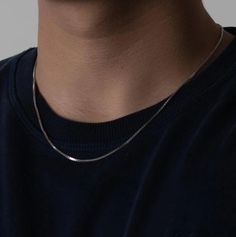 Type: AccessoriesMaterial: Sterling SilverLength: 45cm/50cm/55cm Men Silver Necklace Mens Fashion, Chains Necklace For Men, Silver Necklaces For Men, Men’s Necklace Silver, Men’s Silver Necklace, Men With Necklace, Silver Chain Necklace Men, Silver Chains For Men, Silver Chain Men