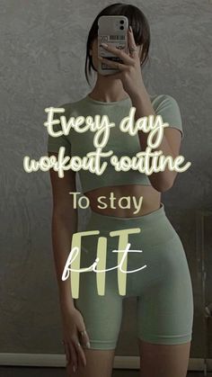 Daily Workout Routine For Beginners, Exercise Routine Aesthetic, Full Body Workout Aesthetic, How To Get Slim In A Month, That Girl Exercise, Workout For Everyday, Every Day Workout At Home, Workout To Get Taller, How To Reduce Calf Fat Fast