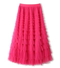 PRICES MAY VARY. Multi-Layered ruffles tulle long skirt. Fluffy and full tulle outer. Soft, skin-friendly and drape texture liner. non see-through. layered tulle stitching maxi skirts, Sweet and cute princess cake long skirts, Ruffles mesh tiered midi skirts, Pleated fairy tulle skirts, Evening party skirt, Elastic waistband, High waist, Flowy swing, A-Line,Solid color. This layered mesh party long dress is easy to match. You can wear it alone with a belt to become a tube top skirt, or you can m Tulle Outer, Short Tulle Skirt, Tube Top And Skirt, Skirts Pleated, Long Tutu, Skirt Hangers, Tutu Party, Tulle Long Skirt, Cake Dress