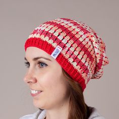 Add a splash of color to your wardrobe with our colorful unisex slouchy beanie. This bright red crochet beanie is designed for everyone, from adults to kids, toddlers, and babies, making it a versatile addition to any family's collection. Perfect for summer and spring, this casual headwear is crafted from lightweight and breathable materials, ensuring comfort and style. Whether for a casual outing or a playful day at the park, this beanie is a vibrant and fun accessory. Hand wash is recommended Cotton Beanie Hat One Size, Casual Lightweight Crochet Beanie Hat, Unisex Casual Cotton Beanie, Casual Cotton Beanie Unisex, Casual Unisex Cotton Beanie, Knitted Beanie For Beach, One Size Fits Most, Slouchy Cotton Beanie Casual Style, Lightweight Crochet Beanie Hat, Casual Slouchy Cotton Beanie