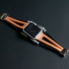 www.Nuroco.com - Handmade Apple Watch Band Made Ethnic Vintage Bead with leather Retro Punk Style Vintage Adjustable Apple Watch Band Rectangular, Vintage Adjustable Apple Watch Band, Vintage Adjustable Bracelet Strap Apple Watch Band, Adjustable Vintage Bracelet Strap Apple Watch Band, Men Feminine, Apple Watch Bands For Women, Pink Space, Best Apple Watch, Apple Watch Sizes