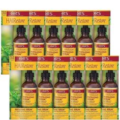 ORS HAIRestore Fertilizing Serum 2 oz - 12 Pack
Intensive herbal-rich treatment serum nourishes and revitalizes to promote healthy hair and scalp.
Step 4 of the HAIRestore™ system designed to help fight hair loss and promote healthy hair growth, this nutrient-rich serum can be added to any haircare routine to help maintain a healthy scalp and create an optimal environment for hair to thrive. Also ideal as a spot treatment to nourish areas prone to thinning caused by braids, extensions and styling.
• Delivers essential vitamins and nutrients to areas experiencing thinning & loss• Nourishes and rejuvenates the scalp• Enhances the scalp's condition for healthier looking hair• Helps create the ideal environment for hair to thrive• Promotes healthy growing hair and healthy scalp• Ideal for natu Braids Extensions, Growing Hair, Bff Drawings, Barber Supplies, Promote Healthy Hair Growth, Texturizer On Natural Hair, Hair Help, Hair Remedies, Scalp Conditions