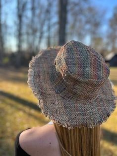 Hemp Summer Beach Sun Hat Just in from Nepal! Perfect for summer...at the beach, pool, festival or just hanging around. Color options: Tan with Stripes (Ansley), Red, and Rainbow. Each role of hemp fabric is handmade in Nepal so always slight variations. New Photos with exact colors for this winter/spring season! *Hemp sun hat made from 100% hemp with a soft organic cotton lining, wire brim makes it easy to reshape. Wide brim perfect to protect your head and face from too much sun. *This hat is Bohemian Panama Hat With Curved Brim And Upf 50+, Bohemian Panama Hat With Upf 50+ And Curved Brim, Bohemian Bucket Hat For Spring Festival, Handwoven Summer Bucket Sun Hat, Multicolor Summer Hats For Music Festival, Bohemian Spring Festival Bucket Hat, Multicolor Summer Hat For Music Festival, Multicolor Hat For Summer Music Festival, Multicolor Hats For Summer Music Festival