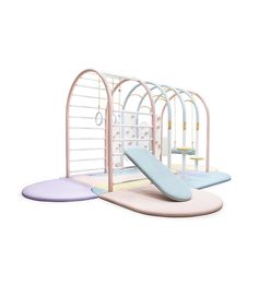 the play set is designed to look like it could be used as a child's playground