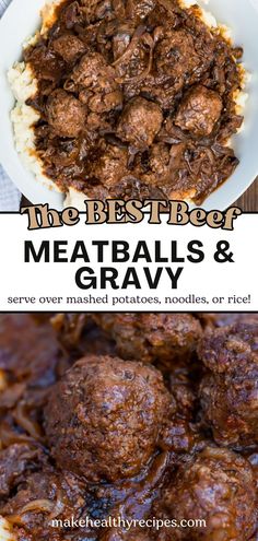 Learn how to prep meatballs and gravy ahead of time with this simple recipe. Serve over mashed potatoes, rice, or noodles for a dinner that’s easy to put together on any busy evening. This dish is not only easy to make but also healthy and can be made gluten-free. Over 40 grams of protein per serving! Easy Brown Gravy, Homemade Brown Gravy, Easy Meatballs, Indian Beef Recipes, Meatballs And Gravy, Gluten Free Meatballs, Tender Meatballs, Comforting Dinner, Ketchup Recipe