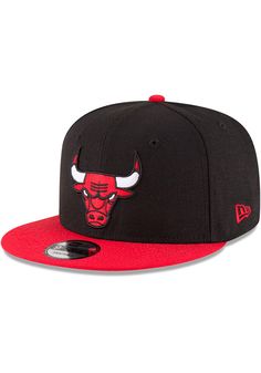 Wear your Bulls style with pride in this Chicago Bulls New Era Black 2020 2T 9FIFTY Snapback Hat! This Chicago Snapback Hat features a front embroidered team logo. Go Bulls! New Era Basic 9FIFTY, Team logo embroidered on the front, New Era flag embroidered on the left side, Plastic snapback, Adjustable Closure, Polyester material, Polyester, Wipe clean with cloth or cleaning kit, 4 Casual Team-colored Baseball Cap With Flat Brim, Black Flat Bill Fitted Hat For Sports Events, Black Fitted Hat With Flat Brim For Sports Events, Black Fitted Hat With Flat Brim For Sports, Black Flat Brim Fitted Hat For Sports Events, Black Flat Brim Fitted Hat For Sports, Casual Flat Bill Hat For Sports Events, Casual Baseball Cap For Fan Gear With Flat Brim, Casual Snapback Hat With Curved Brim For Fan Gear