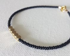 Black bracelet,seed bead bracelet,friendship bracelet,minimalist bracelet,beaded bracelet,ankle bracelet, anklet, nuggets, delicate bracelet Wonder Woman Bracelet, Wonder Woman Jewelry, Beaded Loom Bracelet, Mint Bracelet, Turquoise Bracelets, Noodle Bar, Heart Knot, Long Necklace Boho, Seed Beading